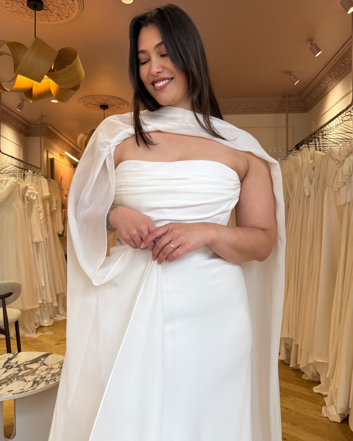 Lexi SLIM Wedding Scarf