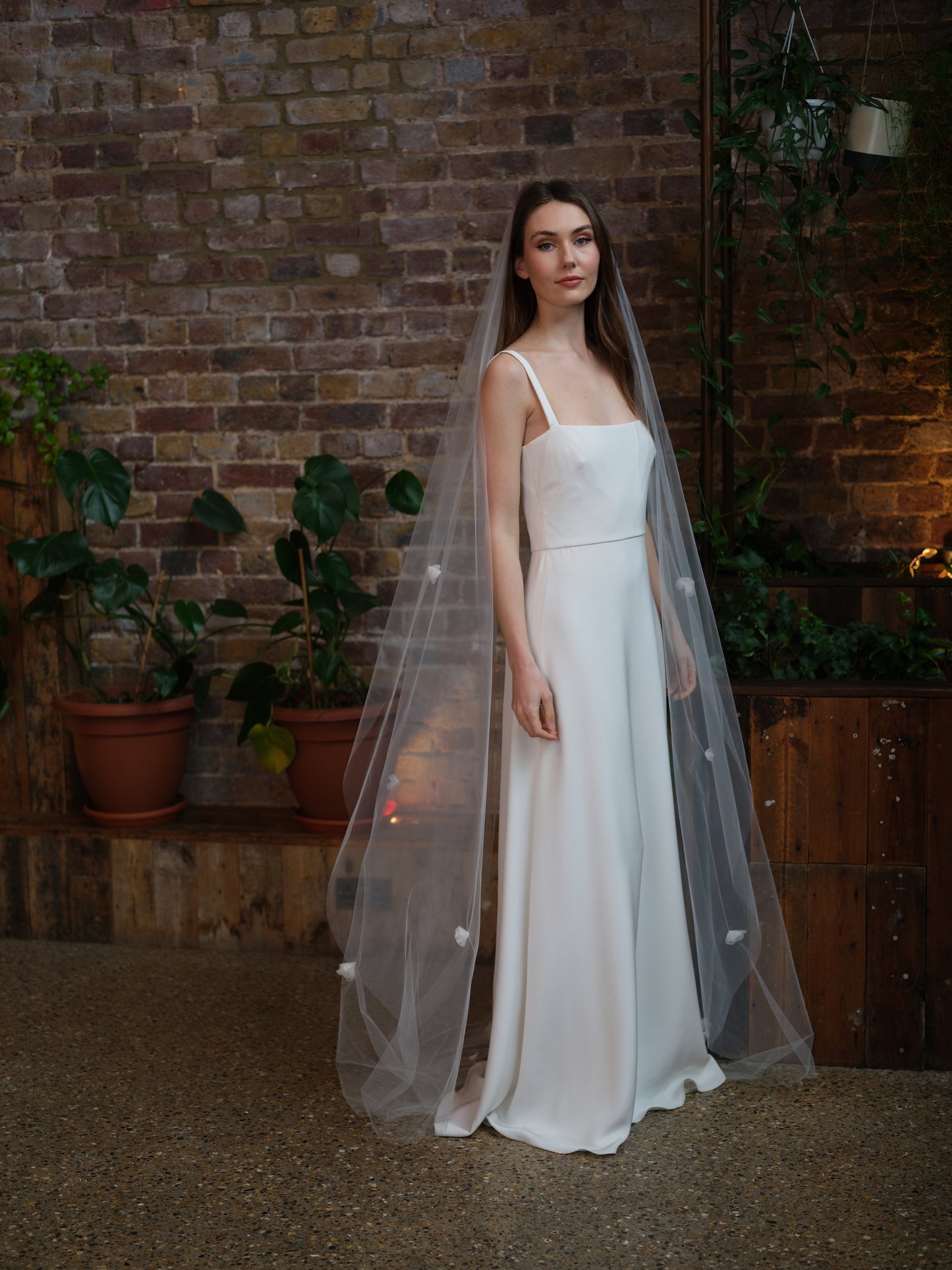 Jasmine Tulle Veil