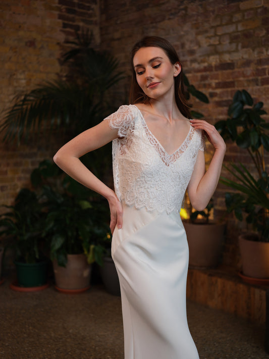 Adria Lace Bridal Top