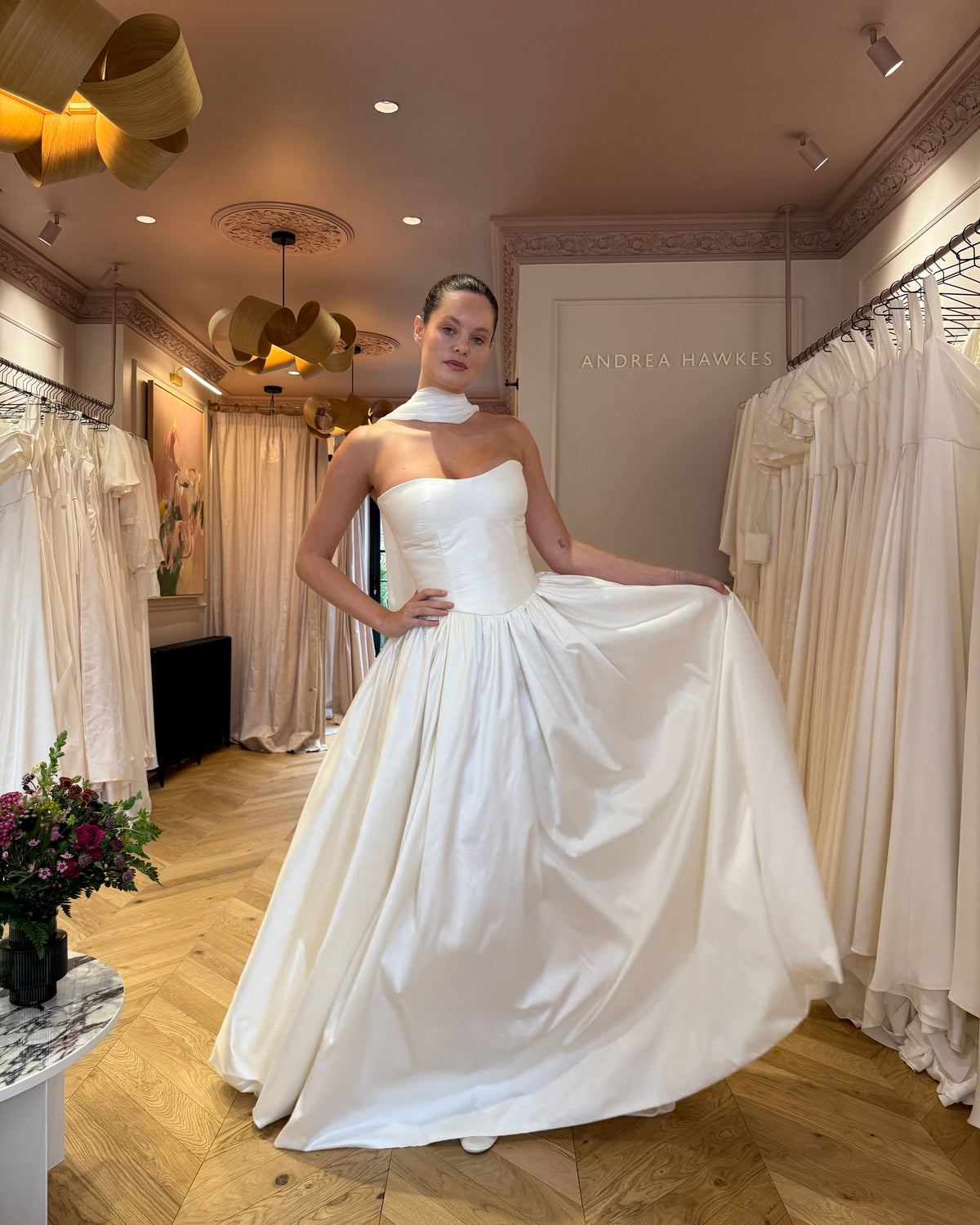 Lexi SLIM Wedding Scarf
